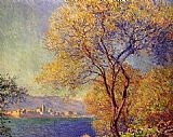 Gardens Canvas Paintings - Antibes Seen from the Salis Gardens 1
